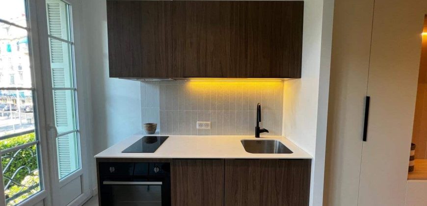 Nice – Carré d’Or – 2P – Immeuble bourgeois – Prestations luxueuses – Cave