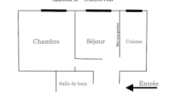 NICE – Libération/Gare du Sud – Rue TORRINI – 2P –  RENOVATION EN COURS- Affaire
