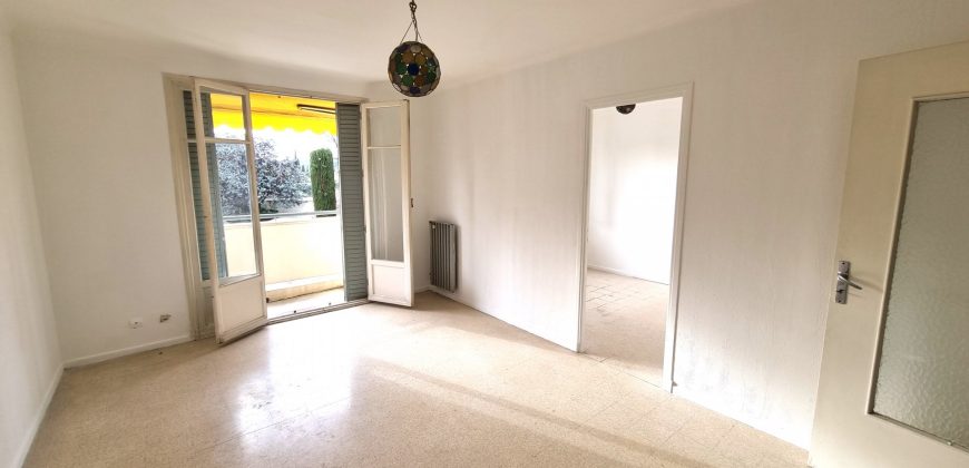 CIMIEZ – Appartement 3 pièces 55 m² – Balcon Exposition Sud au calme total – Parking