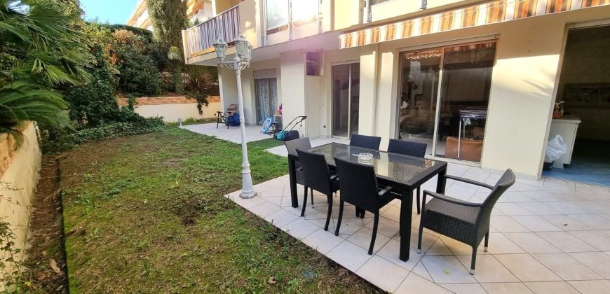 3 PIÈCES – NICE CIMIEZ – REZ DE JARDIN 130 M2 – GARAGE FERMÉ – CAVE – PROCHE COMMANDANT GEROME
