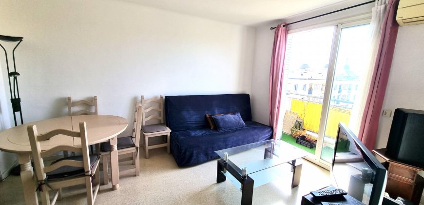 CIMIEZ – Appartement 3 pièces 55 m² – Etage élevé – Balcon Exposition Sud au calme total – Parking et Cave