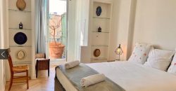 Nice Carré d’Or –  DERNIER ETAGE Sud  –  beau 3P + terrasse de 18m2 – ascenseur