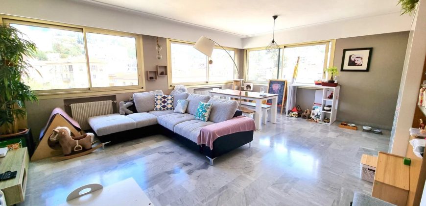 Appartement 2 P Transformable en 3 P de 74 m2 – balcon – MENTON Centre Ville Proche Cours du Centenaire
