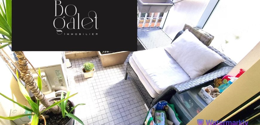 Appartement 2 P Transformable en 3 P de 74 m2 – balcon – MENTON Centre Ville Proche Cours du Centenaire