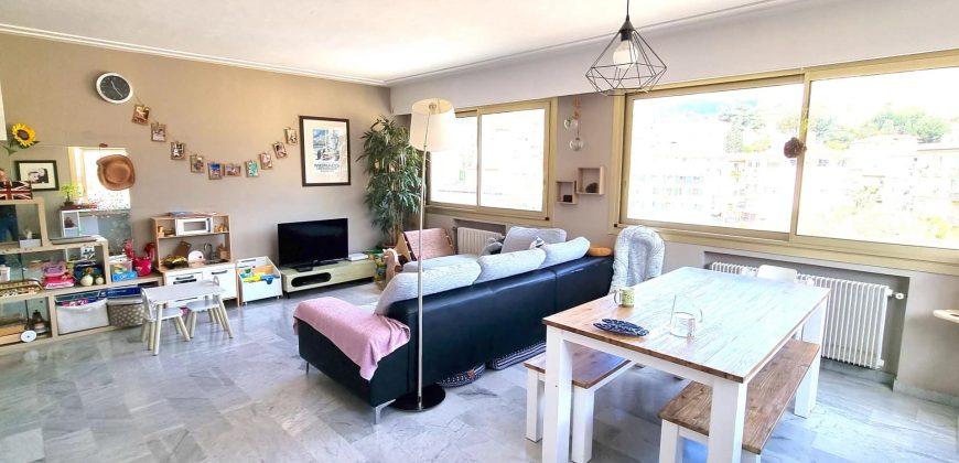 Appartement 2 P Transformable en 3 P de 74 m2 – balcon – MENTON Centre Ville Proche Cours du Centenaire