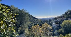Aspremont – Villa provençale ( Divisée en appartements) , vue mer et village, fort potentiel, terrain plein sud.