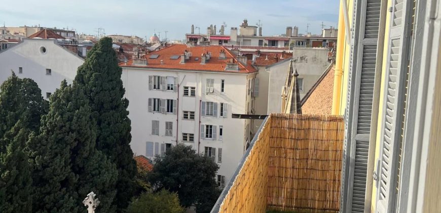 Carré d’Or BUFFA – 3P bourgeois DERNIER ETAGE, ascenseur, vue dégagée, RENOVATION haut de Gamme