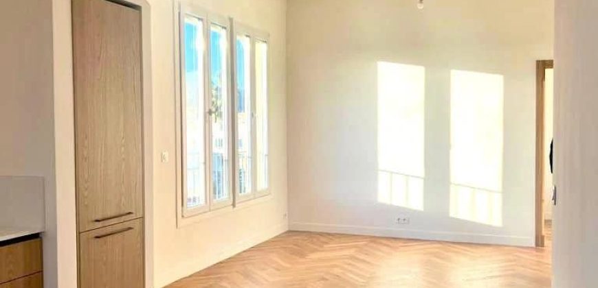 Carré d’Or BUFFA – 3P bourgeois DERNIER ETAGE, ascenseur, vue dégagée, RENOVATION haut de Gamme