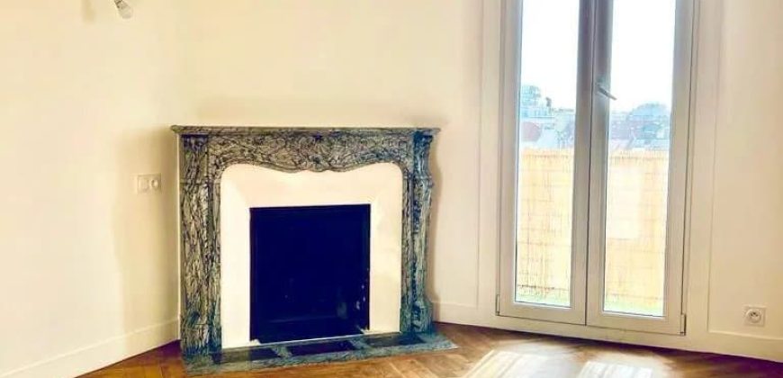Carré d’Or BUFFA – 3P bourgeois DERNIER ETAGE, ascenseur, vue dégagée, RENOVATION haut de Gamme
