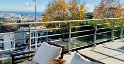 Nice Pessicart – 3P en parfait état, terrasse, garage, VUE VILLE et MER