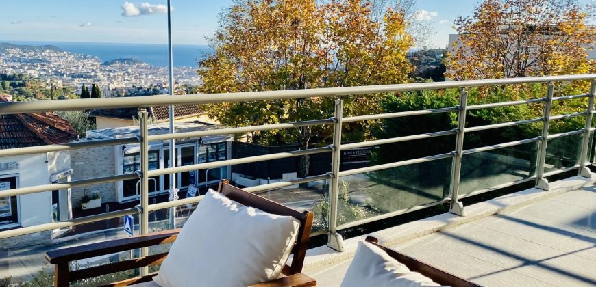 Nice Pessicart – 3P en parfait état, terrasse, garage, VUE VILLE et MER