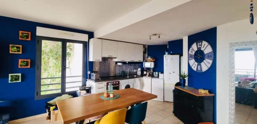 NICE – 2P, Vue mer avec Parking – Grand Corniche