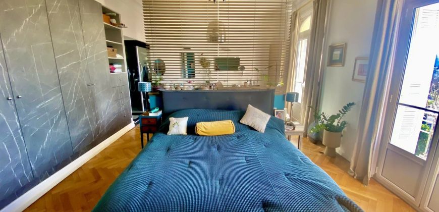 Nice Cimiez – Spacieux bourgeois 4p rénové -157m2- vue Mer – SUD