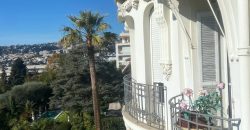 Nice Cimiez – Spacieux bourgeois 4p rénové -157m2- vue Mer – SUD
