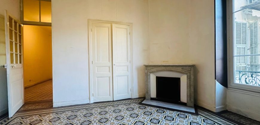 Nice 3p Coulée Verte Carabacel – 80m2 Bourgeois,  balcon calme cave