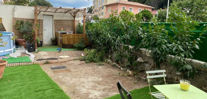 Nice Nord – Dunant – Chambrun 3P 80 m2 en RDJ , parfait état, GARAGE et 2 caves