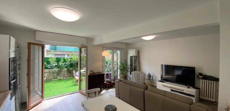Nice Nord – Dunant – Chambrun 3P 80 m2 en RDJ , parfait état, GARAGE et 2 caves