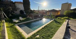 Nice Nord – Belle Maison superficie 95 m2 (Extension possible)  sur un beau terrain plat de 1000 m2 – piscine – Parking et Garage.