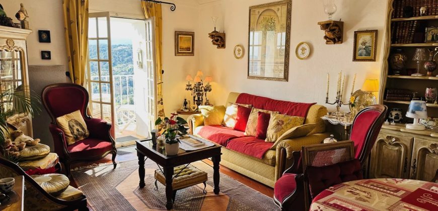 Village St Paul de Vence – 2p avec vue féérique + Grenier aménageable