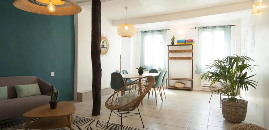 Nice- Vieux Nice-  4P meublé –  forte rentabilité, 50m du Cours et Mer