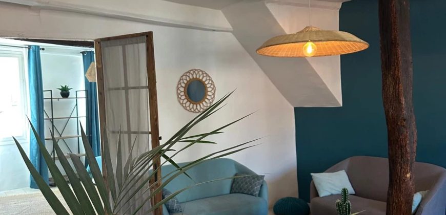 Nice- Vieux Nice-  4P meublé –  forte rentabilité, 50m du Cours et Mer