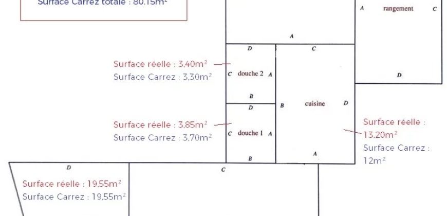 Nice- Vieux Nice-  4P meublé –  forte rentabilité, 50m du Cours et Mer