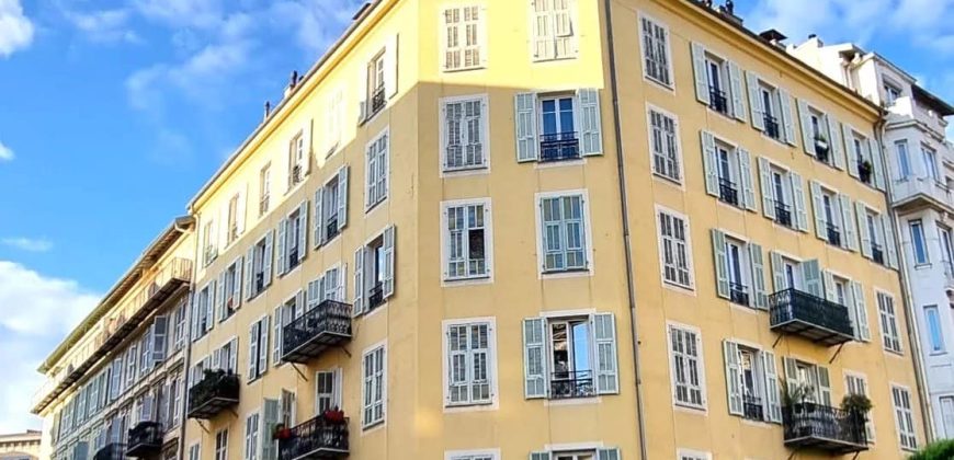 Bel appartement 2 pièces – 46 m2 – Etage élevé – Nice Centre Ville – Secteur Lépante.