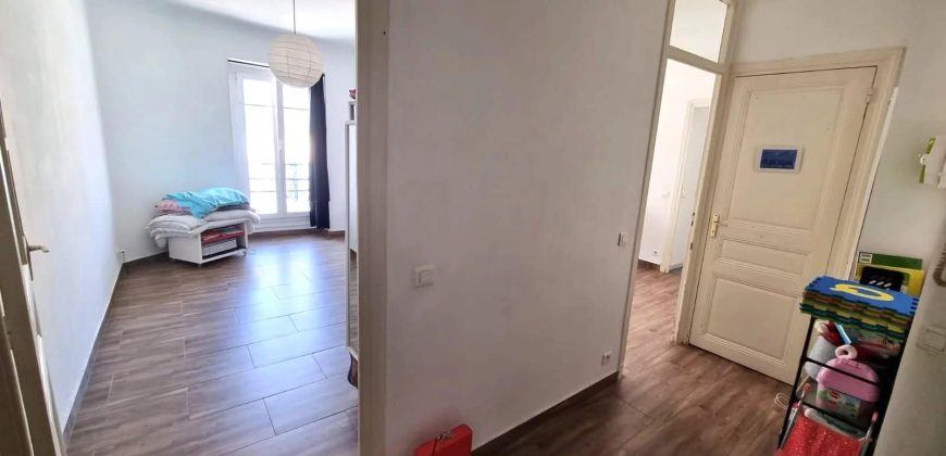 Bel appartement 2 pièces – 46 m2 – Etage élevé – Nice Centre Ville – Secteur Lépante.