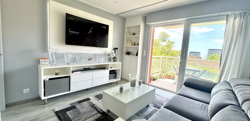 Beausoleil – 3P avec vue mer, garage et cave