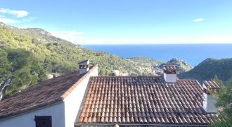 Eze vue Mer, Maison 6p 140m2  à Rénover expo Sud