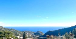 Eze vue Mer, Maison 6p 140m2  à Rénover expo Sud