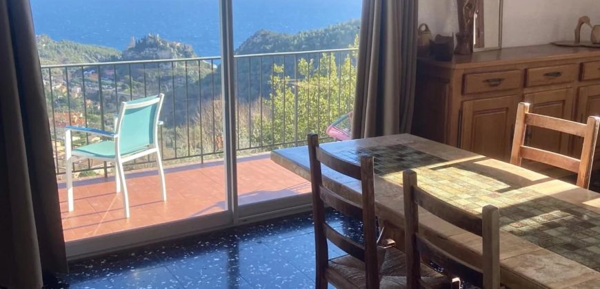 Eze vue Mer, Maison 6p 140m2  à Rénover expo Sud