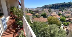 Nice Nord – Bel Appartement 2 pièces en étage dans Résidence de Standing – Jolie terrasse vue dégagée mer et ville.