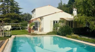 NEW ! Bas Colle-sur-Loup / Villeneuve-Loubet – superbe Villa 7P calme piscine terrain 1185m2 SUD et OUEST.