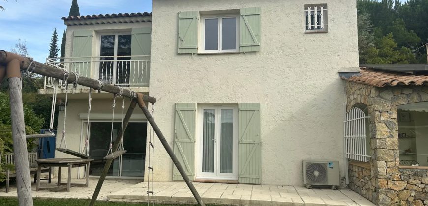 NEW ! Bas Colle-sur-Loup / Villeneuve-Loubet – superbe Villa 7P calme piscine terrain 1185m2 SUD et OUEST.