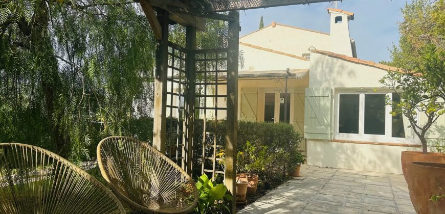 NEW ! Bas Colle-sur-Loup / Villeneuve-Loubet – superbe Villa 7P calme piscine terrain 1185m2 SUD et OUEST.