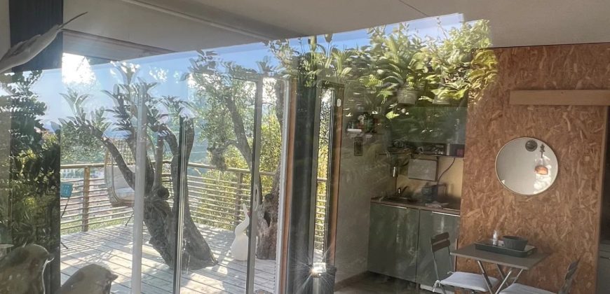 SOUS OPFFRE – Villa 6P parc Estienne d’Orves, vue mer, dépendance, piscine SUD OUEST