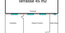 RARE Le Port ! top emplacement grand 2P  avec terrasse de 43 m² — Port de Nice
