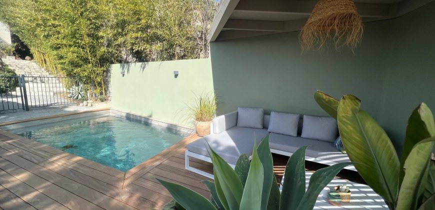 SOUS OPFFRE – Villa 6P parc Estienne d’Orves, vue mer, dépendance, piscine SUD OUEST