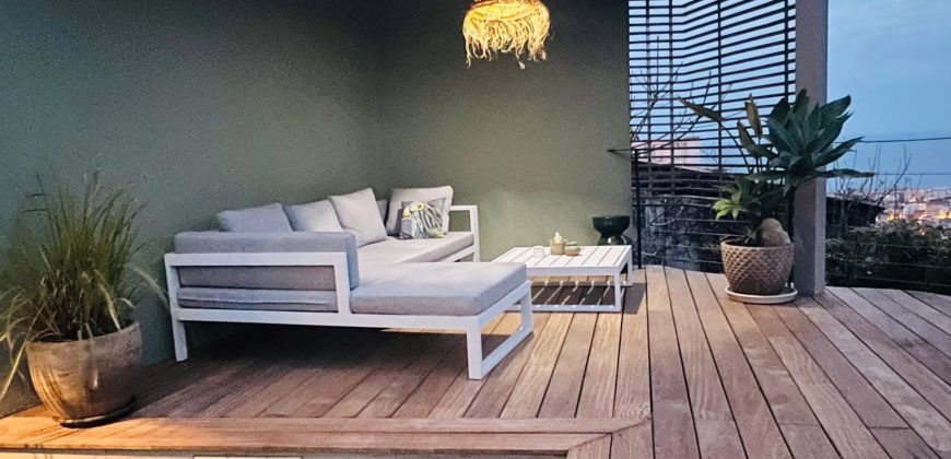 SOUS OPFFRE – Villa 6P parc Estienne d’Orves, vue mer, dépendance, piscine SUD OUEST