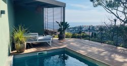 SOUS OPFFRE – Villa 6P parc Estienne d’Orves, vue mer, dépendance, piscine SUD OUEST