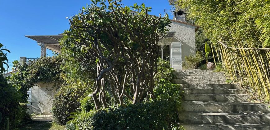 SOUS OPFFRE – Villa 6P parc Estienne d’Orves, vue mer, dépendance, piscine SUD OUEST