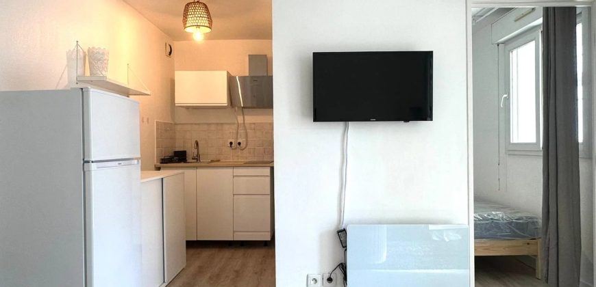 Nice Riquier 2p 25m2 meublé avec terrasse