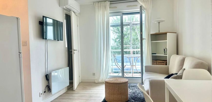Nice Riquier 2p 25m2 meublé avec terrasse