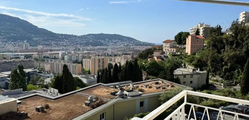 Nice Cimiez – Spacieux bourgeois 4p rénové -157m2- vue Mer – SUD