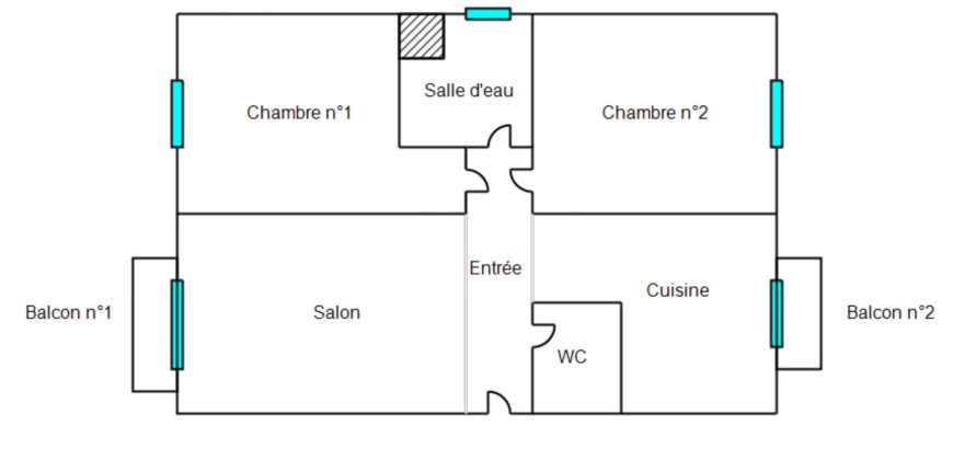 Nice Cimiez – Spacieux bourgeois 4p rénové -157m2- vue Mer – SUD