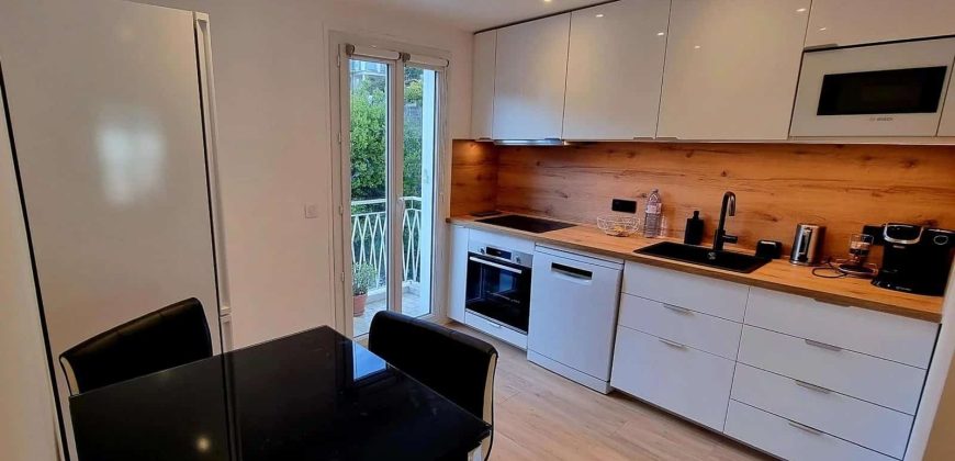 Nice Cimiez – Spacieux bourgeois 4p rénové -157m2- vue Mer – SUD