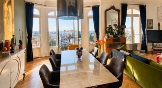 Nice Cimiez – Spacieux bourgeois 4p rénové -157m2- vue Mer – SUD