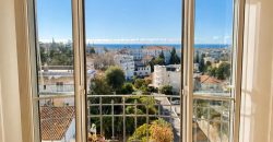 Nice Cimiez – Spacieux bourgeois 4p rénové -157m2- vue Mer – SUD
