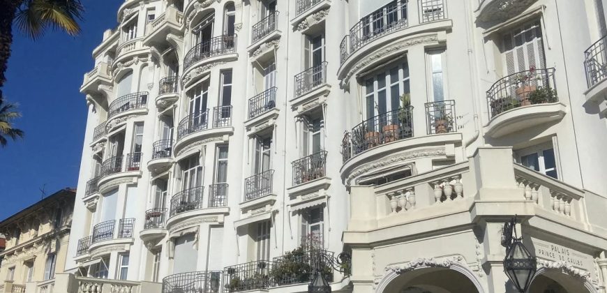 Nice Cimiez – Spacieux bourgeois 4p rénové -157m2- vue Mer – SUD